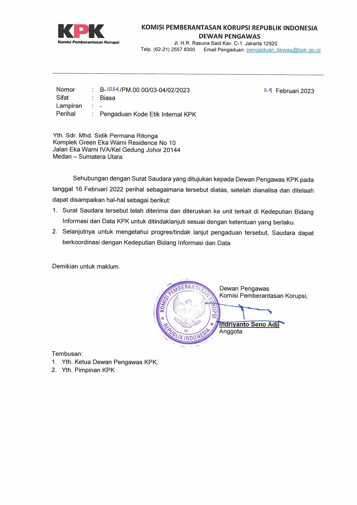 Lembaga DEWAS KPK "Dijabat" Para Lansia Yang Tidak Bertanggungjawab 4