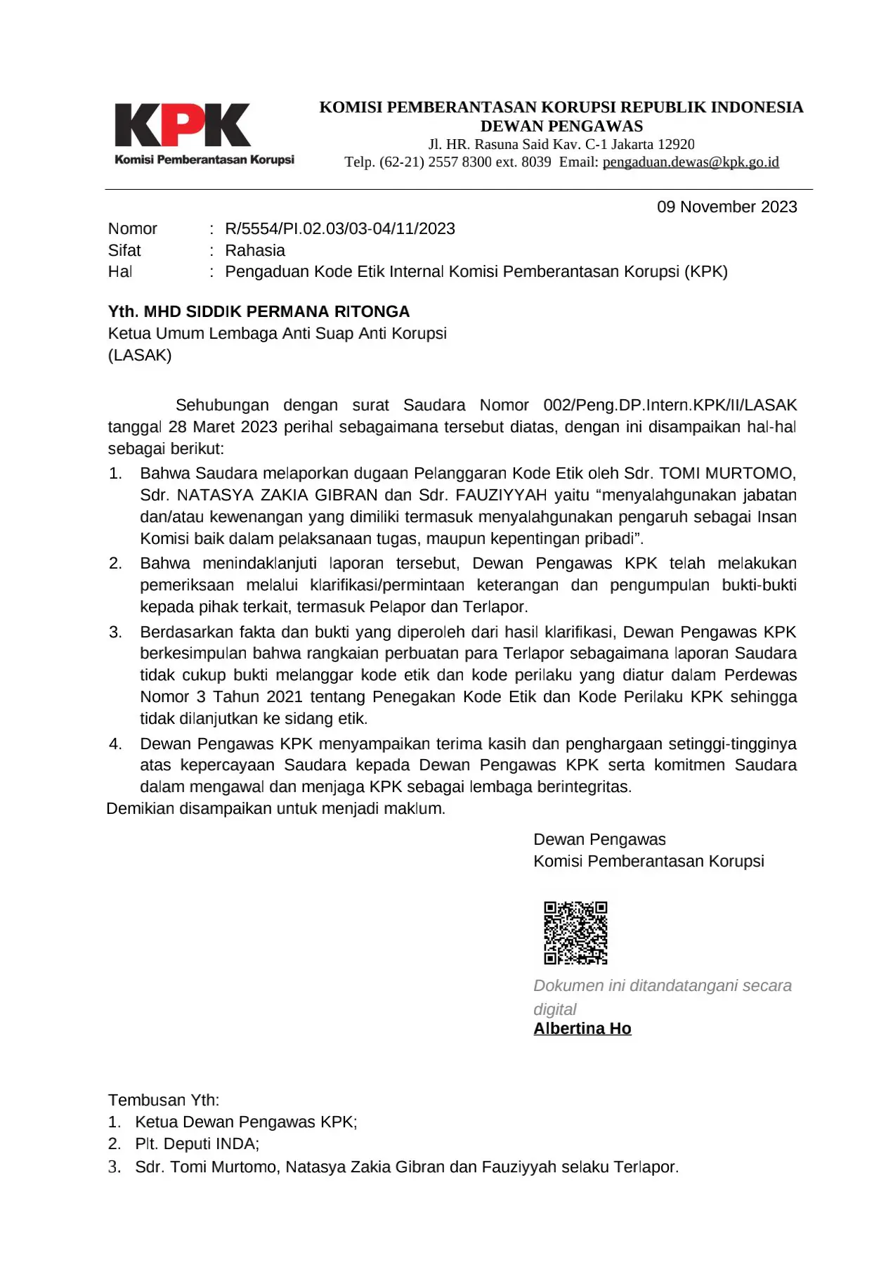 Lembaga DEWAS KPK "Dijabat" Para Lansia Yang Tidak Bertanggungjawab 6